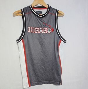 Hinano Hawaii Hula Girl Sz M Gray Tank Top Jersey